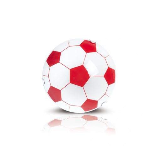 FOOTBALL RED Mennyezeti lámpa /gyerekszoba foci lámpa/