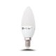 MASS-light® E14 LED izzó / 5,4 W / 2700 K / 470 lm / 280° / meleg fehér