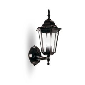 UTAH BLACK Kerti fali lámpa