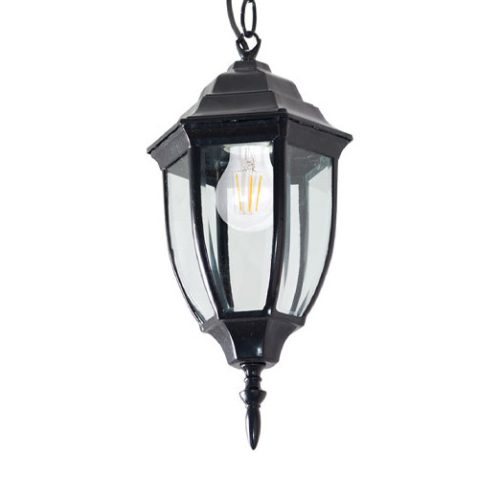 NEVADA BLACK Kerti függő lámpa