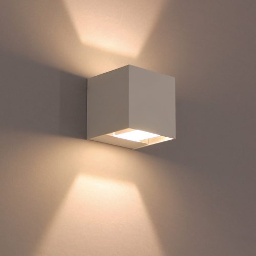 COLORADO WHITE Kültéri fali LED lámpa