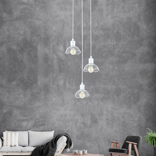 VALENCIA THREE WHITE Függesztett lámpa