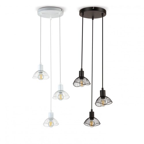 VALENCIA THREE WHITE Függesztett lámpa