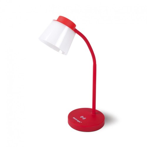 QUEEN RED LED Asztali lámpa beépített vezeték nélküli töltővel