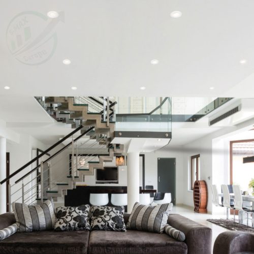 Downlight LED SIRIUS süllyesztett spot, IP65, fehér, 9W