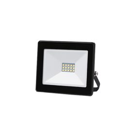   E-light® LED REFLEKTOR / 10 W / 6400 K / 800 lm / fekete / hideg fehér 