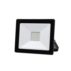   E-light® LED REFLEKTOR / 30 W / 6400 K / 2400 lm / fekete / hideg fehér 
