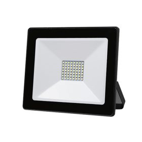   E-light® LED REFLEKTOR / 50 W / 6400 K / 4000 lm / fekete / hideg fehér 