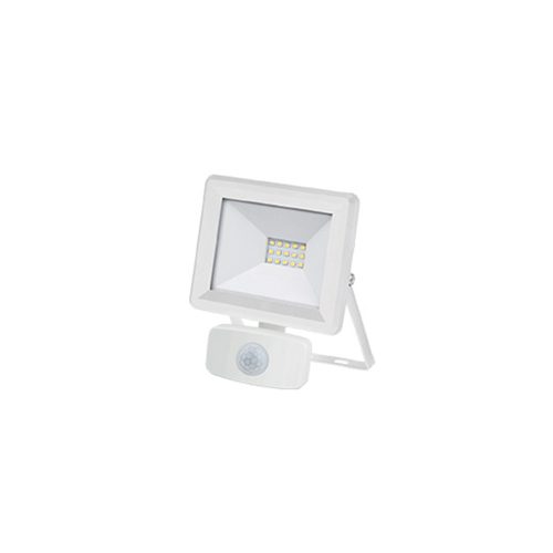E-light® LED REFLEKTOR Mozgás érzékelővel / 10 W / 6400 K / 800 lm / fehér / hideg fehér 