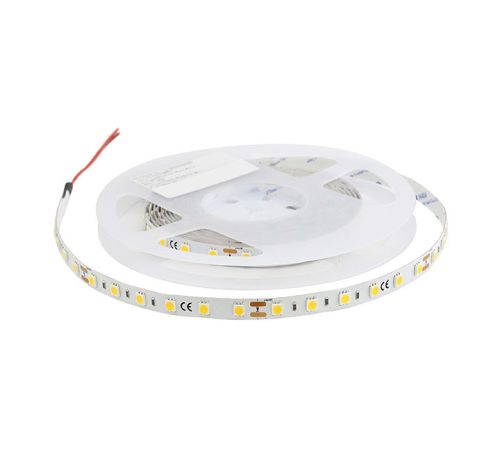 MASS-light® PRÉMIUM LED szalag (60 LED/m = 14,4 W/m = 1020 lm/m) 24V / meleg fehér 