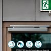 ASSA ABLOY DC700G-FT Biztonsági-vészkijárati ajtócsukó elektromos zárással pánt ellenoldalra