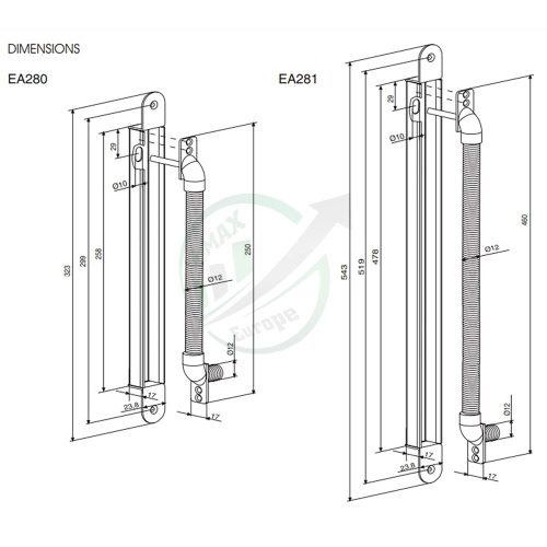 ABLOY EA280 Kábelátvezető