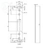 ABLOY EA306 Ellenoldali alsó-felső zárlemez többpontos zárhoz