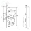 ABLOY EL420 92/35/24 motoros zár