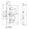 ABLOY EL420 92/45/24 motoros zár