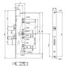 ABLOY EL461 92/45/24 elektromechanikus zár