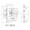 ABLOY EL520 72/65/24 motoros zár