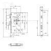 ABLOY EL560 72/55/24 elektromechanikus zár