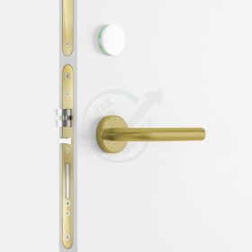 SALTO AElement Fusion - DIN SatinBrass-White