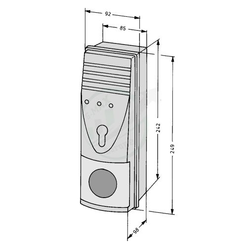 effeff 1340 Kompakt vészkijárati terminál