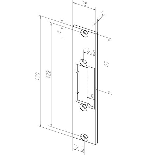 effeff 68835 ProFix2 rövid előlap