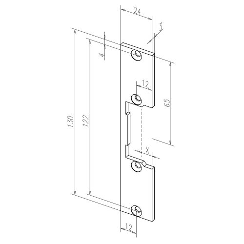 effeff 68935 ProFix2 rövid előlap
