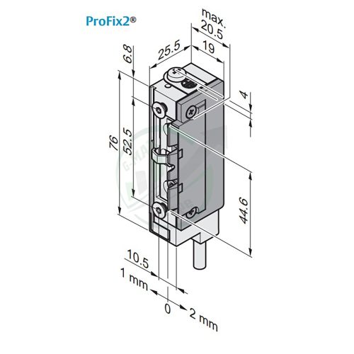 effeff EX11823-Z31 robbanásbiztos minősített RB ProFix2 mágneszár