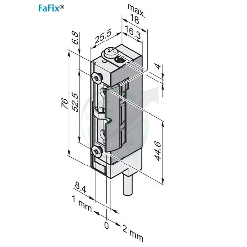 effeff EX118R-Z31 robbanásbiztos minősített RB mágneszár
