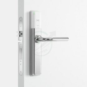 SALTO XS4 One - DIN Polished Stainless Steel - White